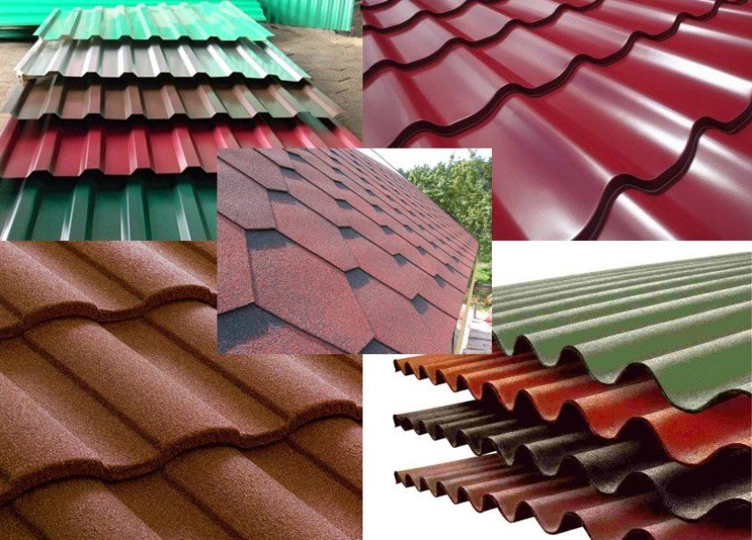 Строительные материалы для покрытия крыши